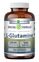 Amazing Formulas L- Glutamine Amino Acid Supplement- 124; 800 Mg Per Serving - 124; 180 Kapsler - 124; Non- GMO - 124; Gluten Free - 124; Fremstillet i USA