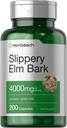 Horbäach Slippery Elm Bark Capsules Note 124; 200 Greve Note 124; Non- GMO & Gluten Free