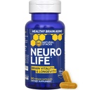 NeuroLife Longevity Supplement - 500mg Taurine & 400mg Berberine Supplement - Klinisk testet MitoPrime L- Ergothioneine - Brain Support for Cognitive Vitality - 60 Berberine kapsler