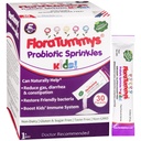 FloraTummys Probiotika til børn: 30 Taste- Free Powder Packets, Free of Food Allergens, Non- Dairy, Gluten Free, Sugar Free, Non- GMO, Vegan