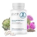Pure Therapro Rx Liposomal Lever Detox + 120 Acid-resistent VCaps Note 124; Soy- Free Liposomal Format Indeholdende Methylation Nutrient Cofactors