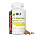 Jiva Botanicals Koncentreret Cranberry Supplement - 650 mg Cranberry Powder Extract Pills for Women - High Potency for Normal Urinary Tract Health - 60 kapsler (pakke med 1)