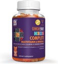 Klinisk Daily Complete Kids Multivitamin Daily Gummy Supplement for hjerne, Vision, Knogler og immunforsvar. Vitaminer A, C, E, D, B6, B12, Folate, Biotin, Essential Minerals. 90 Gluten Free Yummy Gummies