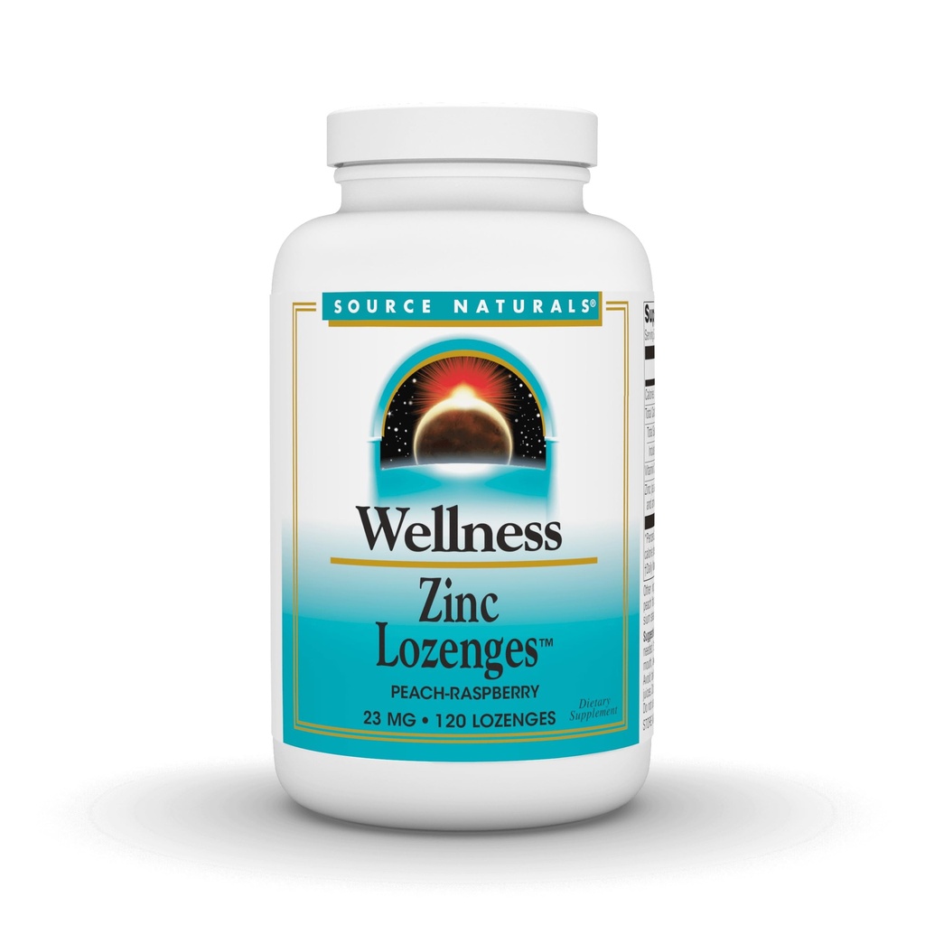 Kilde Naturals Wellness Zink Lozenges, Peach- Raspberry Flavord immunforsvar, 23mg - 120 Lozenges
