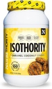 Isothority Whey Protein Isolate, Caramel kokos Cookie, 2 LB - Ultra Absorbable Forgrenet Chain Aminosyrer (BCAA) Pulver med 25 g Per Servering, Lav Carb - Build Muscle & Accelerate Inddrivelse