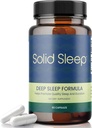 Deep Sleep Formel, Natural Sleep Aid uden Melatonin, Magnesium Bisglycinate, L. Theanin, Inositol, Sovepiller til voksne, 60 Veganske kapsler