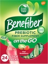 Benefiber på Go Prebiotic Fiber supplement pulver til fordøjelse, Dagligt fiber pulver, Kiwi Strawberry Flavor Powder Stick Packs - 24 sticks (5.28 Ounces)