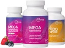 Mikrobiome Labs hele familien Probiotic Bundle - MegaSporeBiotic for voksne, Probiotic Gummies til børn, og FidoSpore Probiotika til hunde og katte