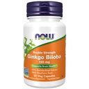 Now Foods Supplements, Ginkgo Biloba 120 mg, Double Strength, Non- GMO Project Verified, 50 Veg Kapsler