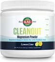 KAL Cleanout Magnesium Plus Psyllium Husk Powder - Lemon Lime - Magnesium Oxide med Fiber Supplement - Regulering Support Drink Mix - No Sugar - 60- Day Garanti, 40 Servering, 8.5 OZ