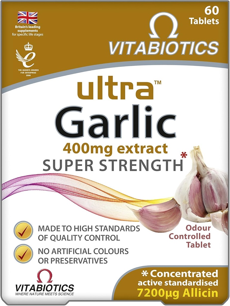 Ultra Hvidløg - pakke af 60 tabletter