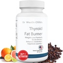 Dr. Westin Childs Thyroid Fat Burner - Hurtig fungerende termogene vægttab supplement for kvinder med Hypothyroidisme, Hashimotos & Hyperthyroidisme for waist Trimming, Bloating, 30 Servere