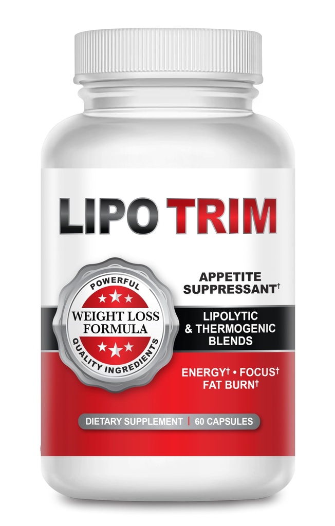 Lipo Trim- Advanced Lipogen Thermogen Diet Pills - Boost Energy, Forstørre fokus, og accelerere fedt loss - 60 Fast fungerende Appetit suppressive kapsler