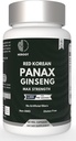 Panax Ginseng Capsule 500 MG Per Serving Energy, Memory & Brain Health Support, Non- GMO (pakning med 60 Kapsler)