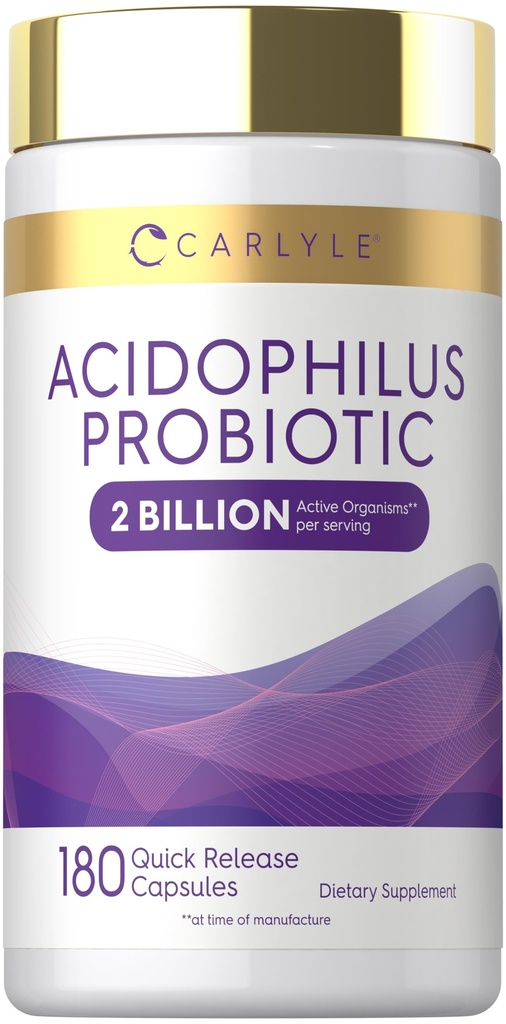 Carlyle Acidophilus Probiotic for Women & Mænds fordøjelsesmæssige sundhed