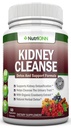 KIDNEY CLEANSE - Afvænning og støtte til urinveje, blære og nyrer - Alle naturlige herbal supplement formel med økologisk tranebær, Astragalus, gurkemeje, Goldenrod, Gravel Root, Juniper og mere
