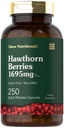 Tahoe Nutritionals Hawthorn Berry Kapsler er 124; 1695mg per servering er 124; 250 Greve er 124; Uddrag supplement til kvinder og mænd er 124; Non- GMO, Gluten Free Extract