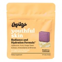Chewsy Yellow Skin, Fruity Chews Vitamin, Radiance & Hydration Formel, Hyaluronsyre, Grape Seed Extract, Antioxidants & Minerals, Vitamin Hindbær Lemonade Flavor 6-Day Supply