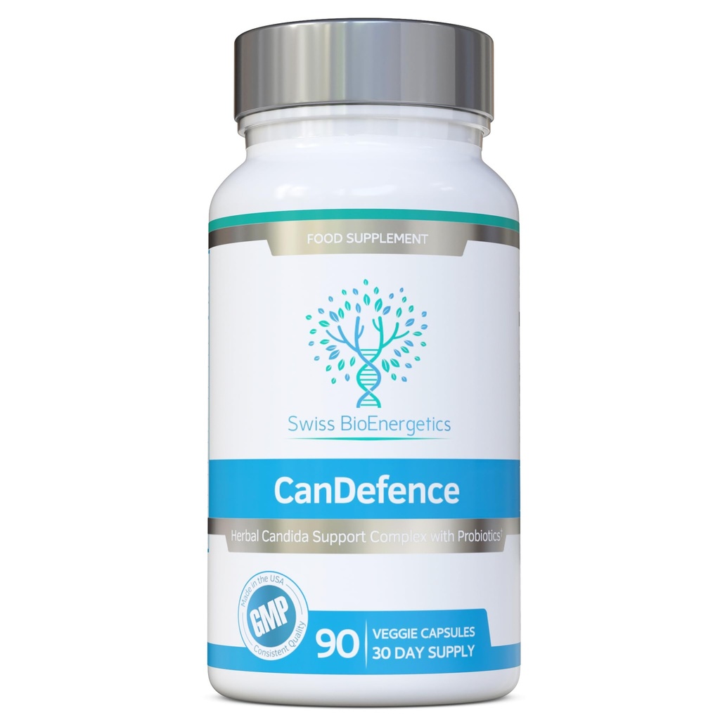 CanDefence - Candida Cleanse Ultimate Extra Strength All- in- ONE Formulering med Capvassyre, Probiotika og en synergistisk balance på 11 forskellige botanicals - 90 kapsler