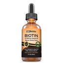 MAX Absorption Biotin Liquid Drops, 10000mcg Biotin Per Serving, 60 Servering, Ingen kunstige konserveringsmidler, Vegan Friendly, Understøtter sund hårvækst, stærke negle og glødende hud, Lavet i USA