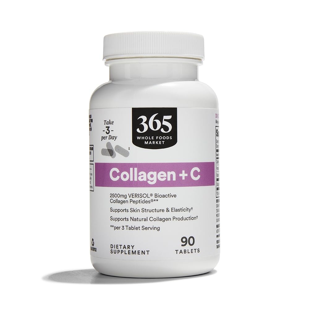 365 af Whole Foods Market, Collagen Verisol 2500Mg, 90 Greve