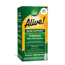 Naturen er i live! Calcium Max Absorption, Plant Source Calcium, D3- vitamin & K2, Magnesium, Knoglestøtte *, 60 tabletter (Packaging May Vary)