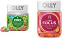 OLLY Fiber Gummy Rings 50ct & Laser Focus Gummy 36 Count