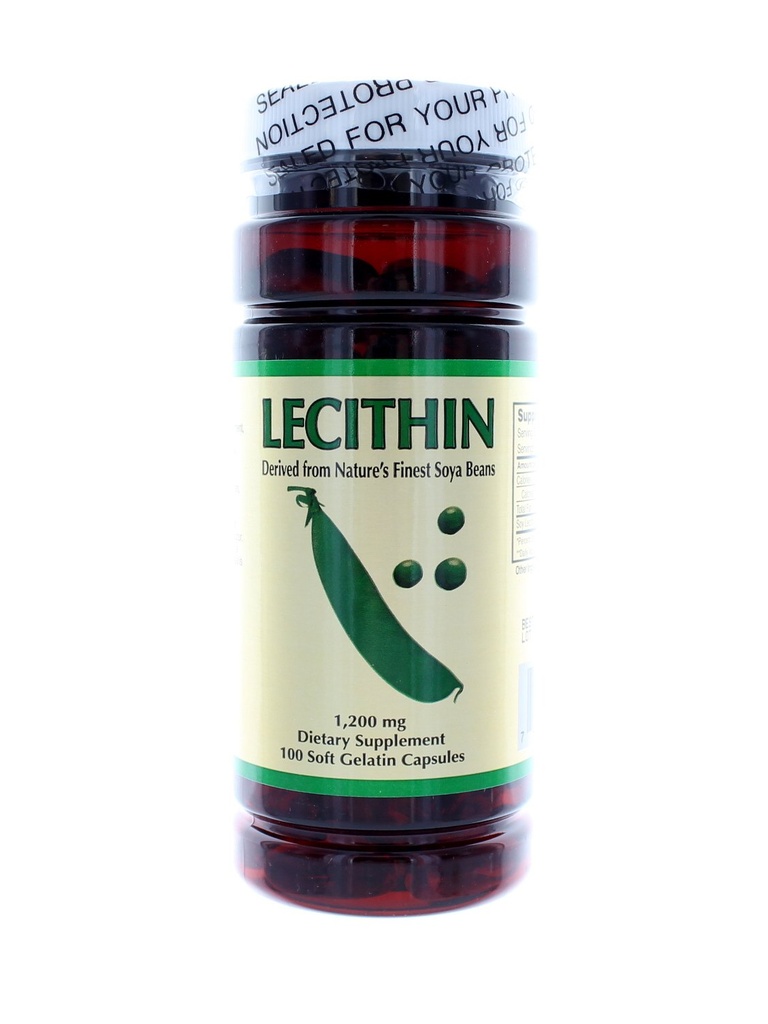 NCB Lecithin 1200 Mg - 100 bløde gelatine kapsler