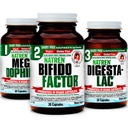 Natren Sund Start System Dairy Free Probiotic Supplement System til forbedret fordøjelse, 30 kapsler (pakning med 3)