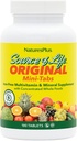 Natures Plus Kilde of Life Mini- Tabs No Iron - 180 Vegetarisk Mini tabletter - Let at synke naturlige fødevarer Multivitamin & Mineral supplement til sundhed og energi - 30 Servering