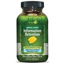 Irwin Naturals Mental Clarity Information Retention - 60 Flydende Soft- Gels - Hjælper med at øge opmærksomheden på detaljer og tilbageholde og gendanne oplysninger Hurtigere - 30 Total Servering
