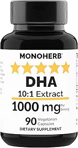 MONOHERB DHA Extract 1000 mg - 90 Vegetariske kapsler