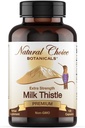 Mælk Thistle Extract (80% Silymarin Flavonoider) Plus gurkemeje - 120 Kapsler
