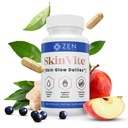 Zen Nutrients SkinVite Natural Skin Supplement for kvinder, Mænd & Teens - Hormonal breakouts & Clear Skin Support - Afgiftende Vitamin til Acne og fordøjelse Support