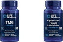 Forlængelse af levetiden TMG 500 mg - Trimethylglycin Supplement - Opmuntrer sunde homocysteinniveauer - Glutenfri - Non- GMO - Vegetar - 60 Flydende vegetariske kapsler & optimeret folat