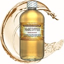Medicopper blod booster ægte kolloid kobber cuNP næringsstof - 500 ml i klar glasflaske