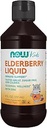 NU Kosttilskud, Flydende Elderberry til børn med zink og Astragalus, immunforsvar *, 8-Ounce, emballage kan variere