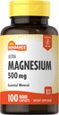Sundance Magnesiumtillæg: 124; 500mg; oxid: 124; 100 overtrukne kapsler: 124; vegetarisk, ikke-GMO og gluten fri