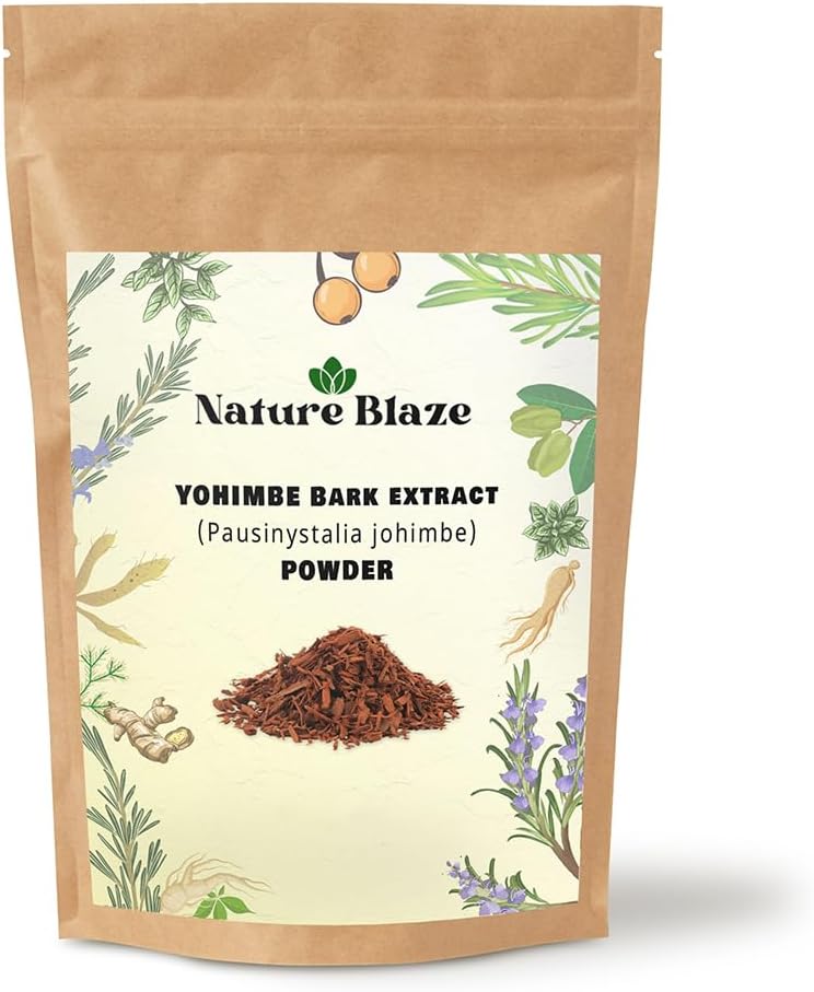 Yohimbe Bark ekstrakt pulver til mænd og kvinder 4 Oz / 0,25lb
