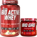 iSatori Bio- GRO Vanilla Ice (60 Servere) & Bio- Active Whey Protein Powder Unflavored (30 Servere)