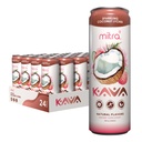 MITRA- 9 Botaniske drikkevarer - Kokosolie Lychee Sparkling Kava drikke med Kava Root Extract - Mood Enhancer - Plant baseret - fremmer naturlig ro & Klarhed (12 Fl. Oz) (24)
