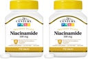 21. Century Niacinamid 500 mg depottabletter, 110- greve (pakke med 2)