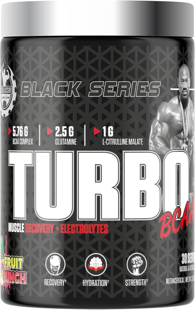 Black Series Turbo BCAA against 124; Advanced Muscle Recovery Formel til forbedret ydeevne