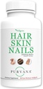 Wellgenix Purvana Hår, Hud og Nails - En om dagen Softgel - 2500mcg Biotin, DMAE, MSM, Horsetail, Grape Seed Extract - Anti Aging, PCOS & Postpartum hårvækst, Stærke Nails (90 Greve)