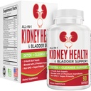 Nyre & Bstige (3-måned) Health Support Supplement til 124; All- in-1 Urinstof Kosttilskud med 21 Aktive Ingredienser