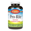 Carlson - Pro- Rite, Free- Form L- Proline & L- Lysin, Health, Joint Support & Collagen Dannelse, 200 Kapsler
