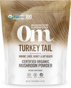 Om champignon Superfood Tyrkiet Tail Organic Mushroom Powder Pouch, 7.05 Ounce, 100 Servering, immunstøtte, polysacchrides, Beta- glucans, Gut Health & Holistic Defense Mushroom Supplement