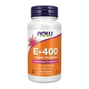 Now Supplements, Vitamin E- 400 IE, D- Alpha Tocopheryl, Antioxidant Protection, Softgels, 100 Count (pakke med 1)