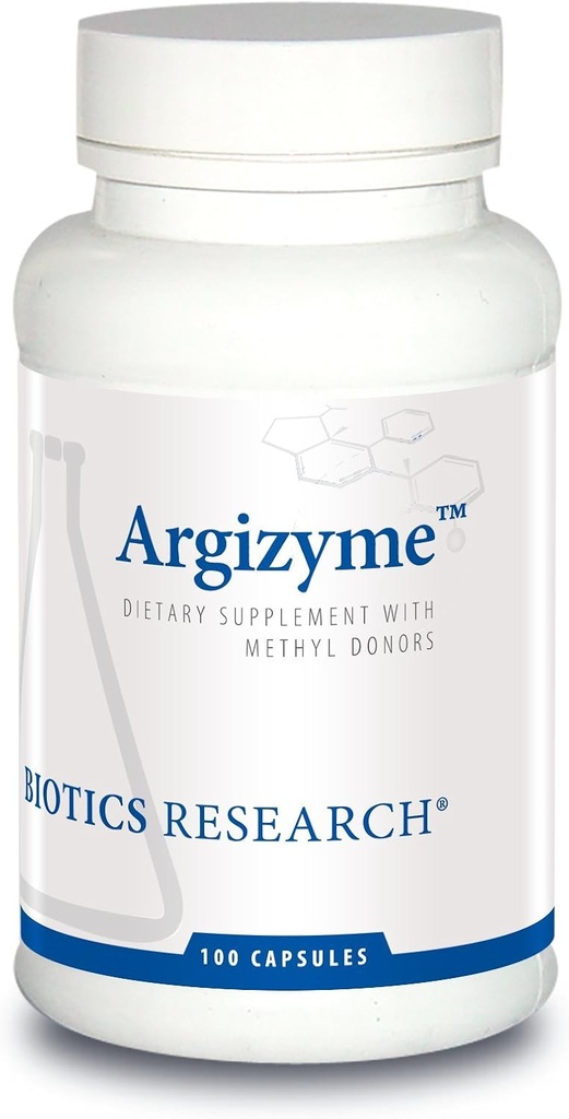 Bioteknologi Forskning Argizyme Nutritional Support for Sunde Nyrer, Aminosyrer, Glandulær Support, Urinary Tract Health, Beet Powder, Methyl Donor. 100 Kapsler