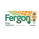 Fergon High Potency Iron Supplement Tablets 100 ea (pakning med 3)